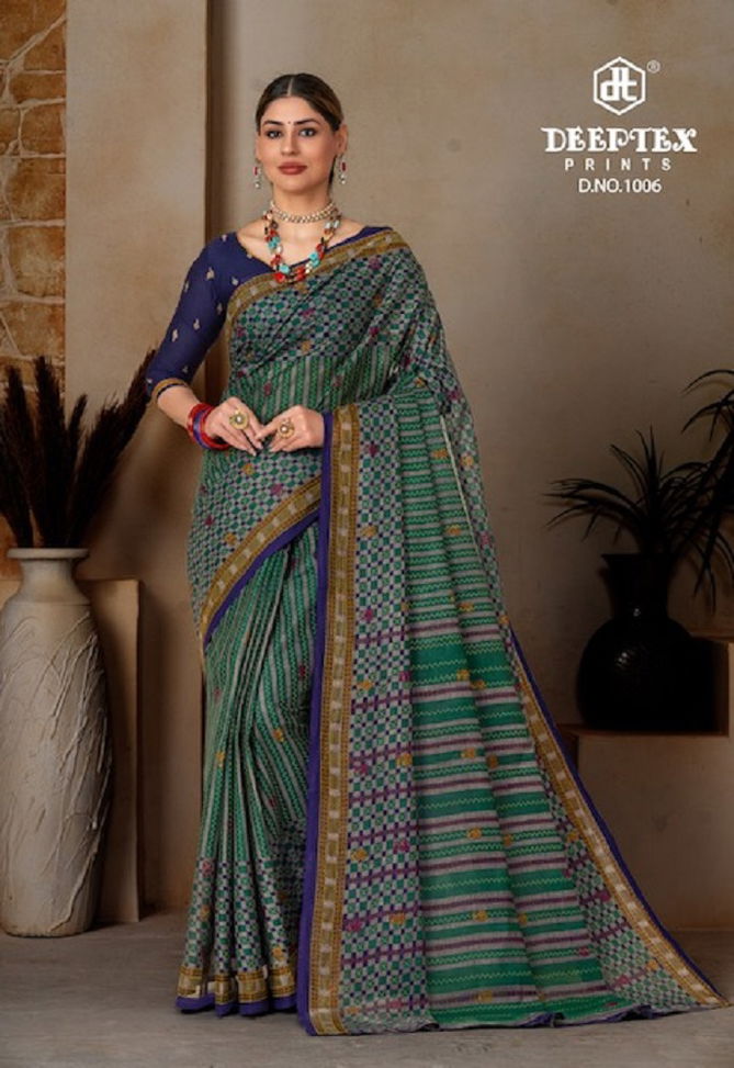 Prime Vol 10 By Deeptex Cotton Printed Daily Wear Sarees Wholesale in India